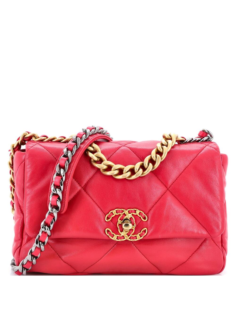Chanel 19 Flap Bag Quilted Leather #256607C49B